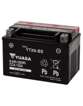 YTX9-BS Μπαταρία Μοτοσυκλέτας YUASA TAIWAN 8.4Ah