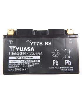 YT7B-BS Μπαταρία Μοτοσυκλέτας YUASA TAIWAN 6.8Ah