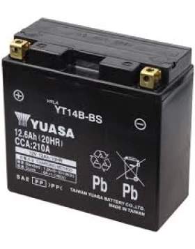 YT14B-BS Μπαταρία Μοτοσυκλέτας YUASA TAIWAN 12.6Ah 