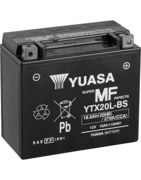 YTX20L-BS Μπαταρία Μοτοσυκλέτας YUASA TAIWAN 18.9Ah