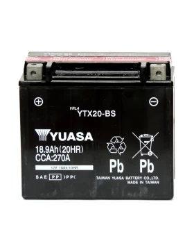 YTX20-BS Μπαταρία Μοτοσυκλέτας YUASA TAIWAN 18.9Ah