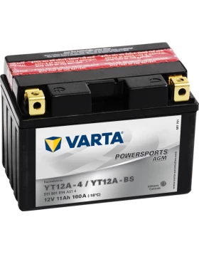 YT12A-4/YT12A-BS Μπαταρία Μοτοσυκλέτας VARTA Powersports AGM