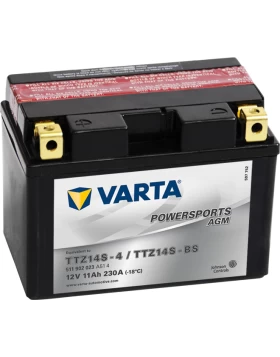 TTZ14S-4/TTZ14S-BS Μπαταρία Μοτοσυκλέτας VARTA Powersports AGM 11Ah