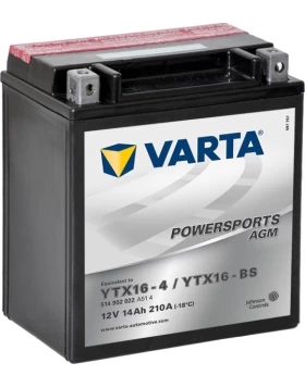 YTX16-4/YTX16-BS Μπαταρία Μοτοσυκλέτας VARTA Powersports AGM