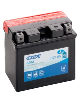 ETZ7-BS(YTZ7S) Μπαταρία Μοτοσυκλέτας EXIDE AGM 6Ah 100A