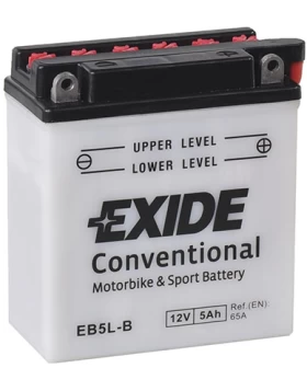 EB5L-B (YB5L-B) Μπαταρία Μοτοσυκλέτας EXIDE CONVENTIONAL 5Ah 65A(EN)