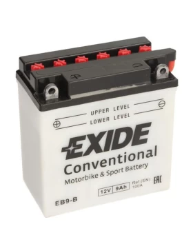 EB9-B (YB9-B) Μπαταρία Μοτοσυκλέτας EXIDE CONVENTIONAL 9Ah 100A