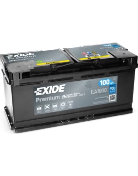 Μπαταρία Αυτοκινήτου 100Ah 900A  EXIDE PREMIUM EA1000