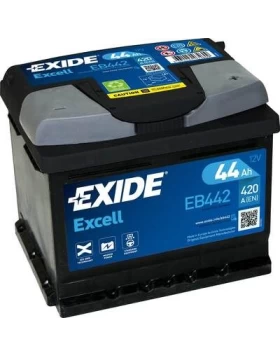 Μπαταρία Αυτοκινήτου 44Ah 420A EXIDE EXCELL EB442