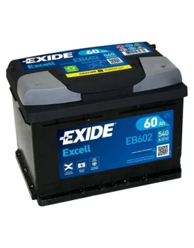 Μπαταρία Αυτοκινήτου 60Ah 540A EXIDE EXCELL EB602