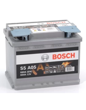 Μπαταρία Αυτοκινήτου 60Ah 680A BOSCH S5A05 AGM