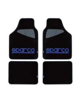 Πατάκια αυτοκινήτου Sparco Μαύρο-Μπλε 4τμχ