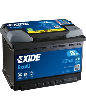 Μπαταρία Αυτοκινήτου 74Ah 680A EXIDE EXCELL EB740