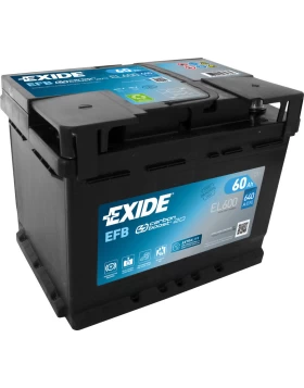 Μπαταρία Αυτοκινήτου 60Ah 640A EXIDE EL600 EFB Start & Stop