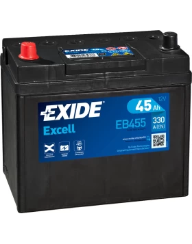 Μπαταρία Αυτοκινήτου 45Ah 330A EXIDE EXCELL EB455