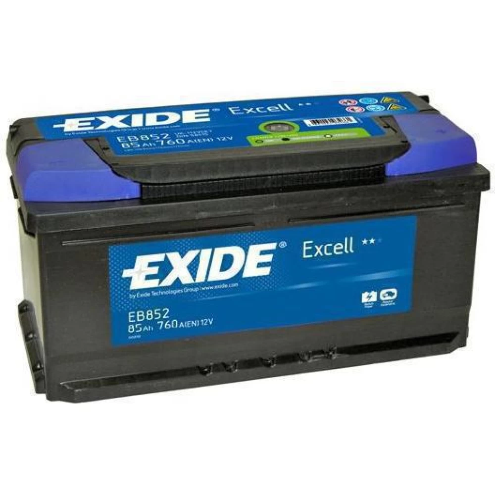 Μπαταρία Αυτοκινήτου 85Ah 760A EXIDE EXCELL EB852