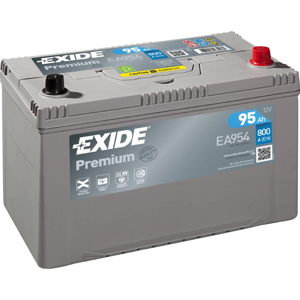 Μπαταρία Αυτοκινήτου 95Ah 800A EXIDE PREMIUM EA954