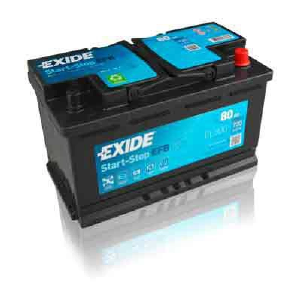 Μπαταρία Αυτοκινήτου 80Ah 720A EXIDE EL800 EFB Start & Stop