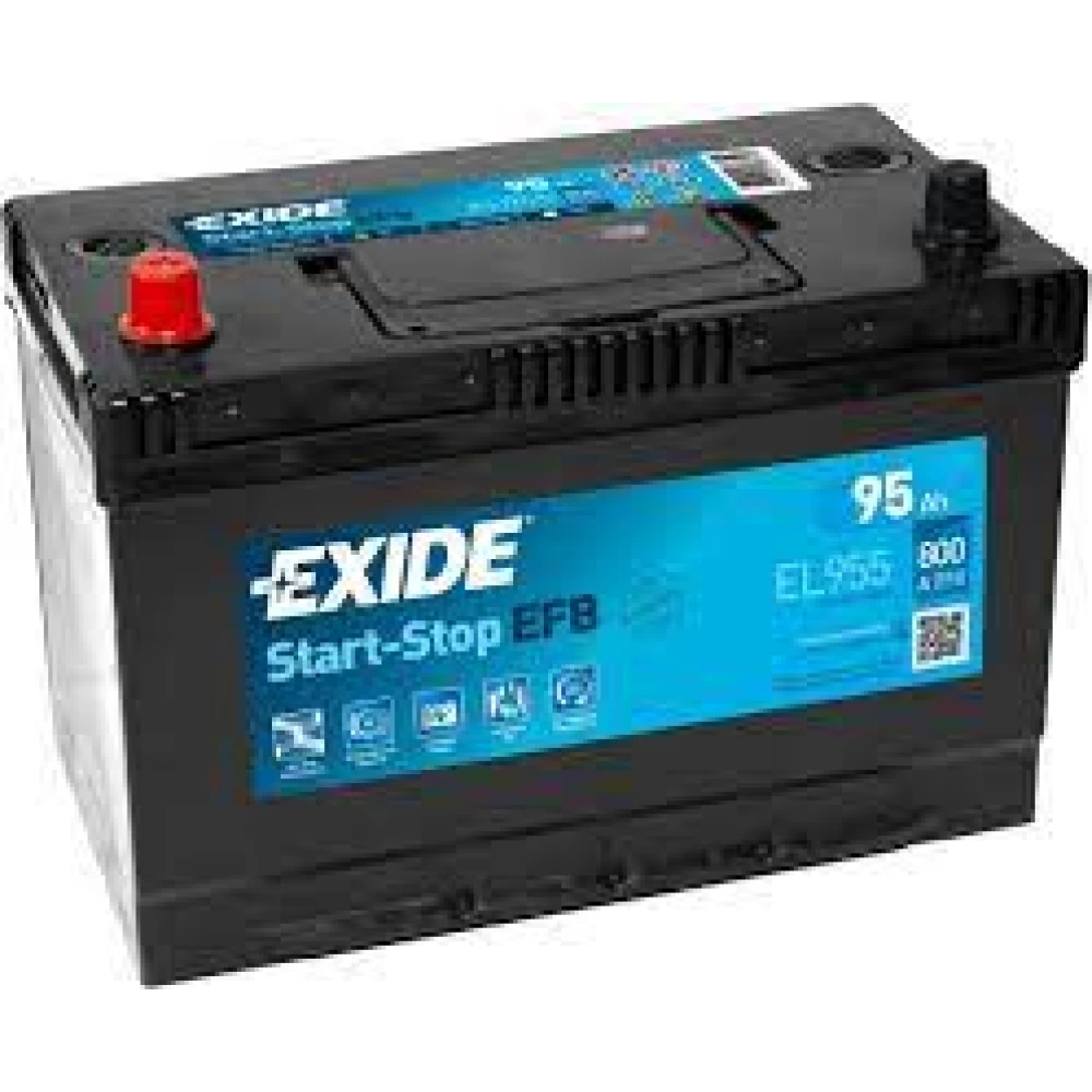 Μπαταρία Αυτοκινήτου 95Ah 800A EXIDE EL955 EFB Start & Stop