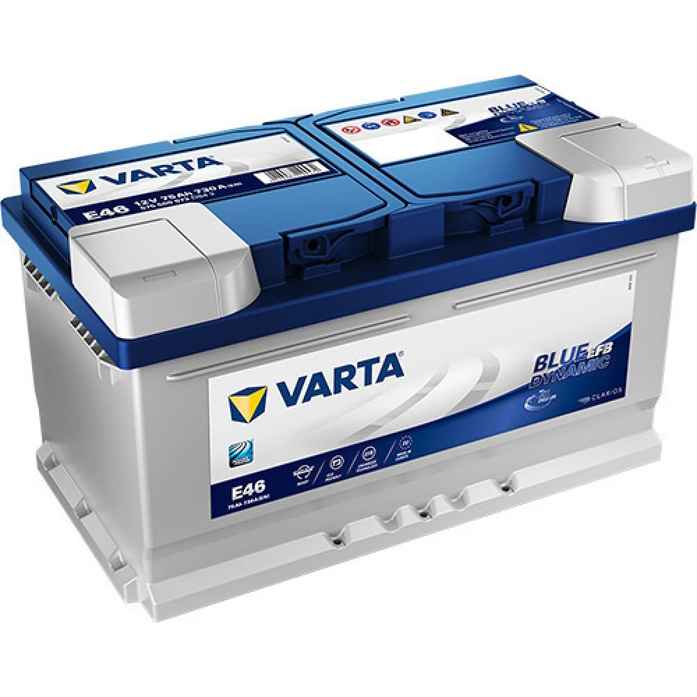 Μπαταρία αυτοκινήτου E46 VARTA 75Ah 730A Blue Dynamic EFB Start & Stop 