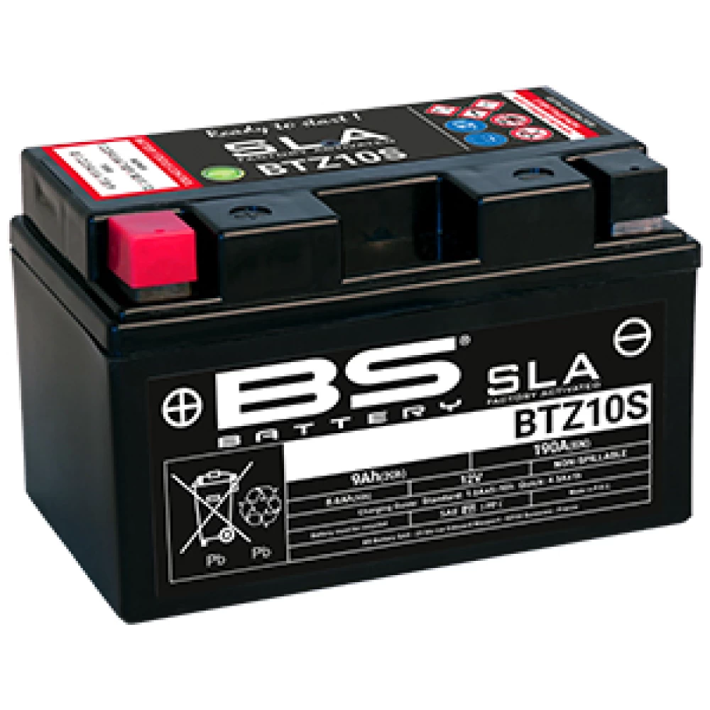 BTZ10S (YTZ10S)  SLA Μπαταρία Μοτοσυκλέτας BS 12V 9.1Ah