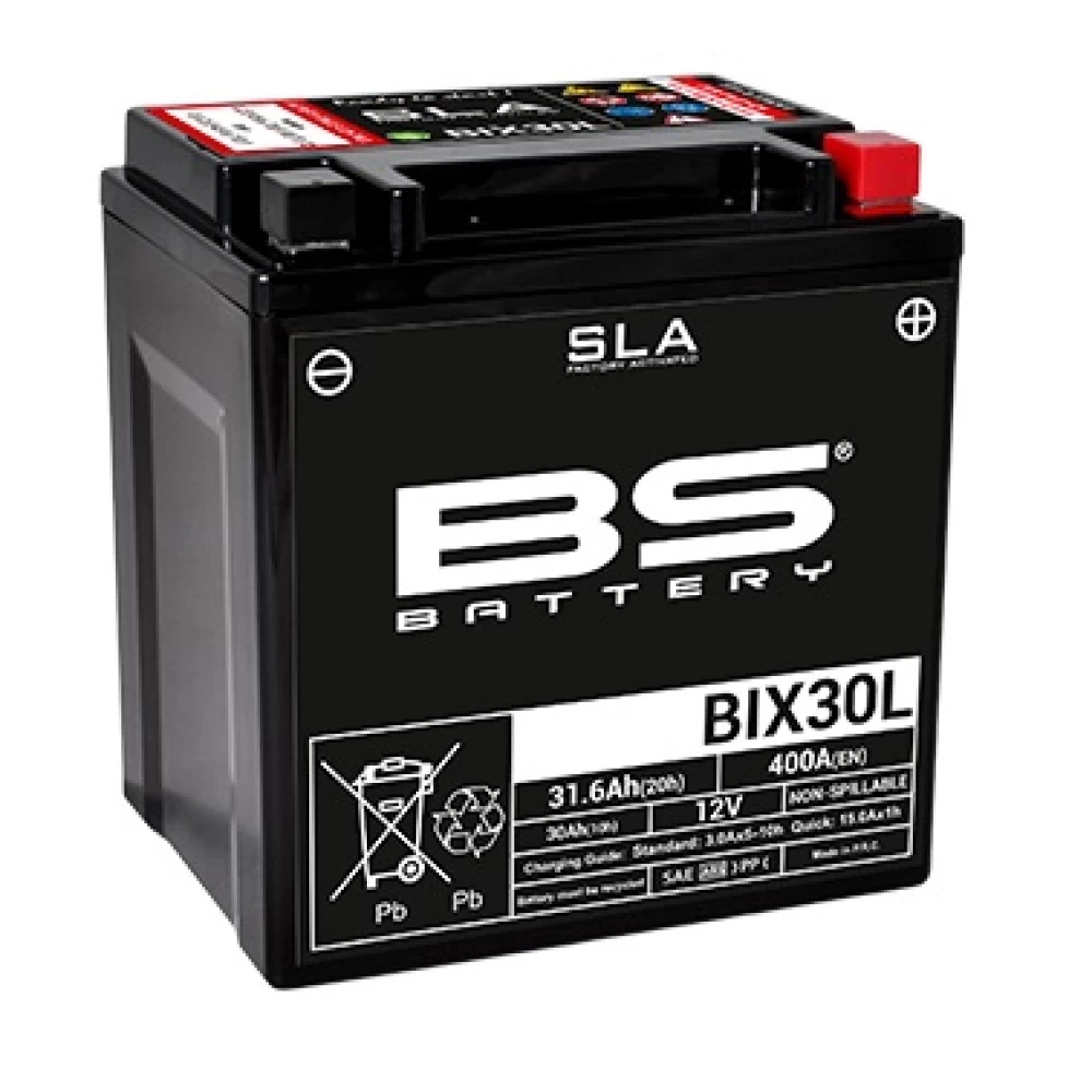 BIX30L (YIX30L) SLA Μπαταρία Μοτοσυκλέτας BS 12V 31.6Ah