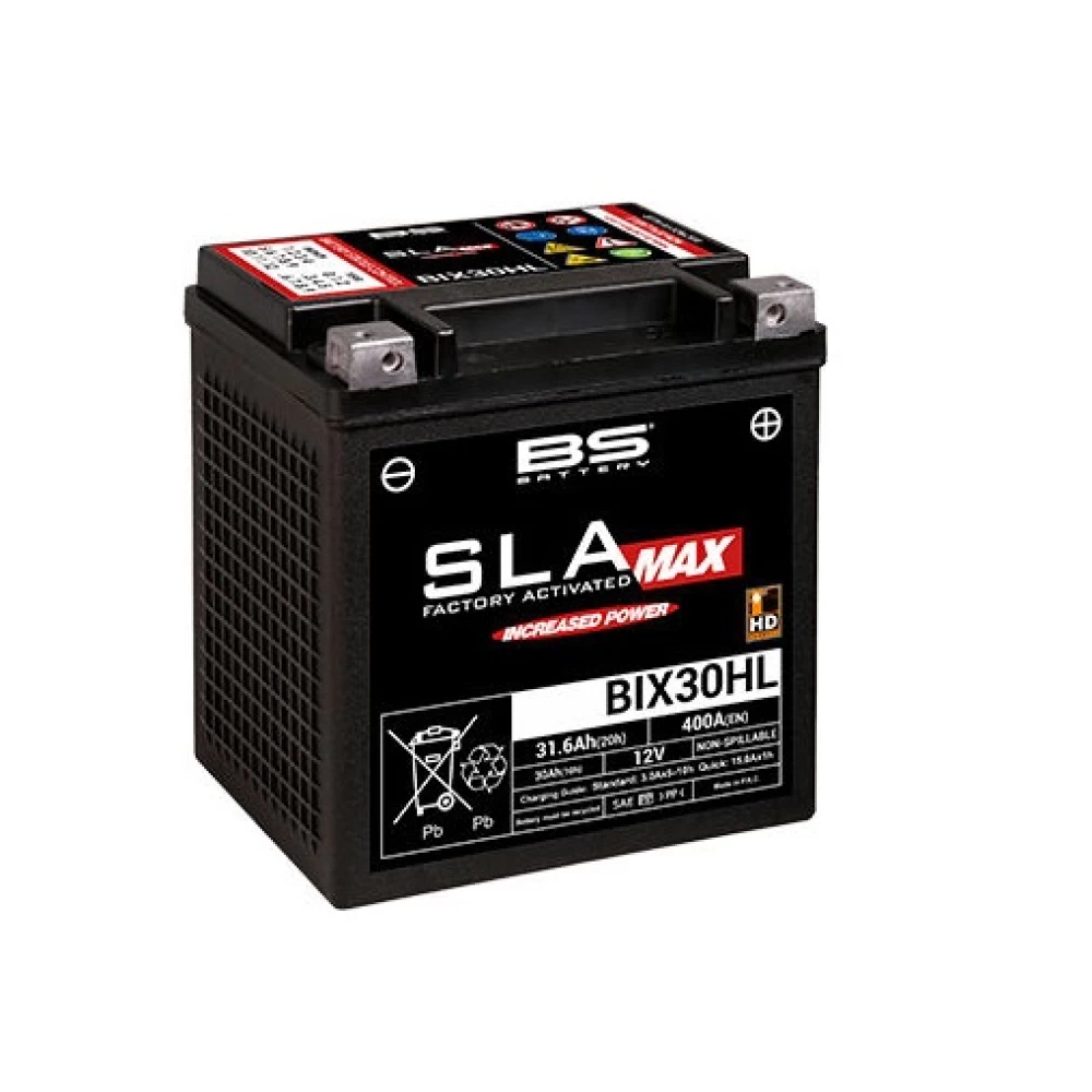 BIX30HL (YIX30HL) SLA MAX Μπαταρία Μοτοσυκλέτας BS 12V 31.6Ah