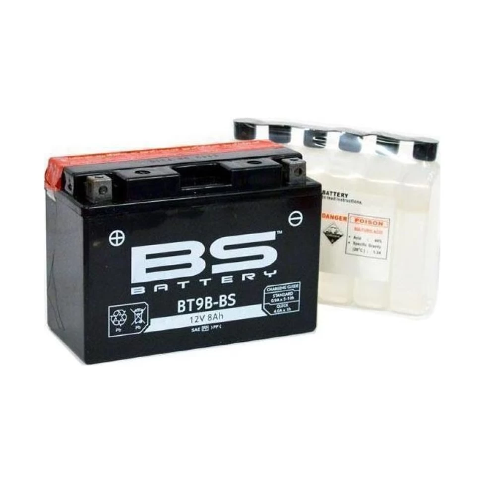 BT9B-BS (YT9B-BS) Μπαταρία Μοτοσυκλέτας BS 12V 8.4Ah