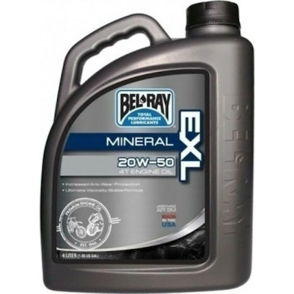 Λιπαντικό Bel-Ray EXL Mineral 4T 20W-50 4L