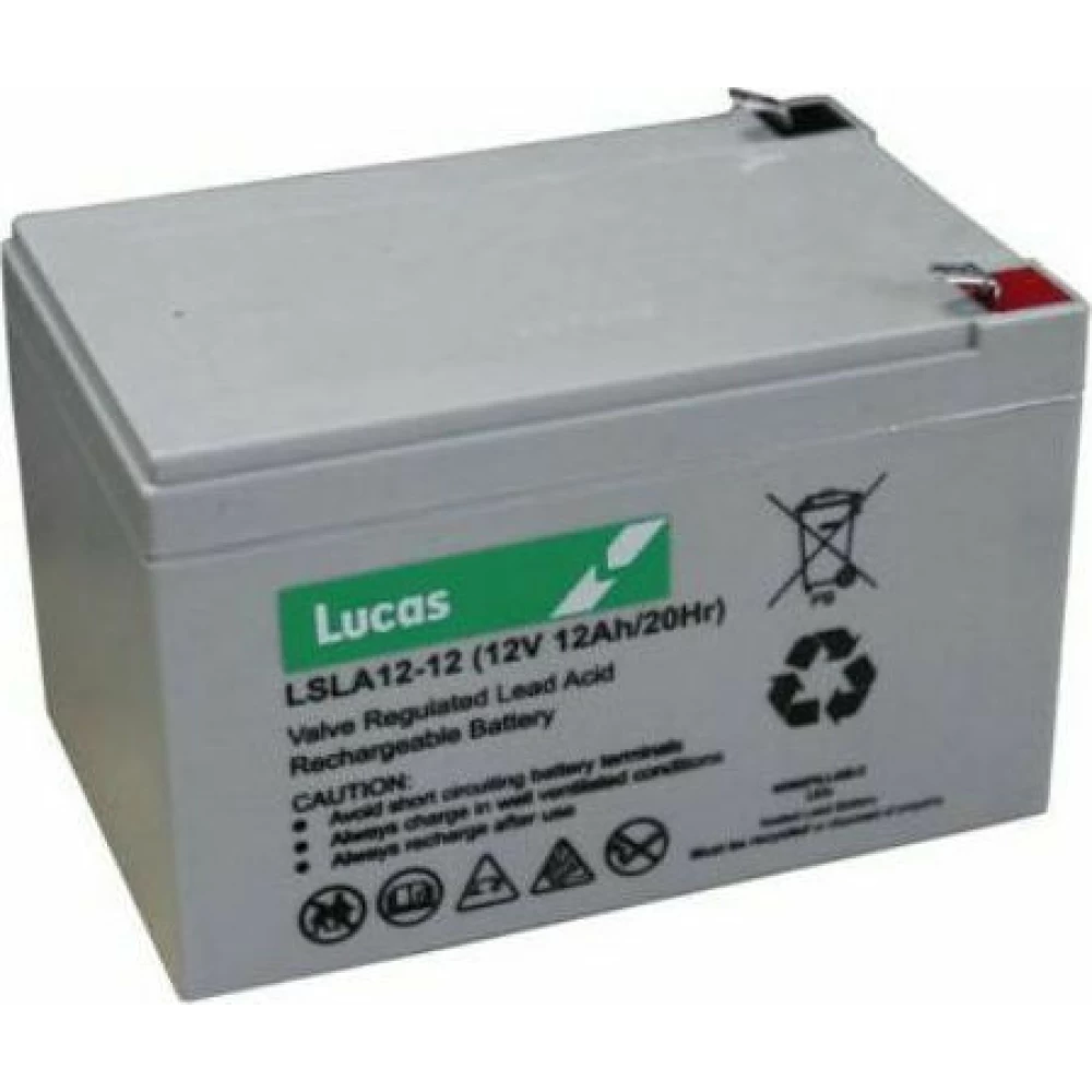 Μπαταρία VRLA-AGM LUCAS LSLA12-12 | 12V 12Ah 180A