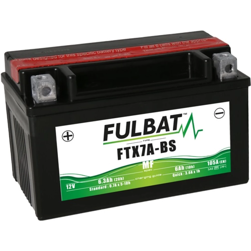 FTX7A-BS (YTX7A-BS) Μπαταρία Μοτοσυκλέτας FULBAT AGM MF 12V 6Ah 105A