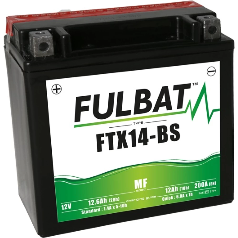 FTX14-BS (YTX14-BS) Μπαταρία Μοτοσυκλέτας FULBAT AGM MF 12V 12Ah 200A