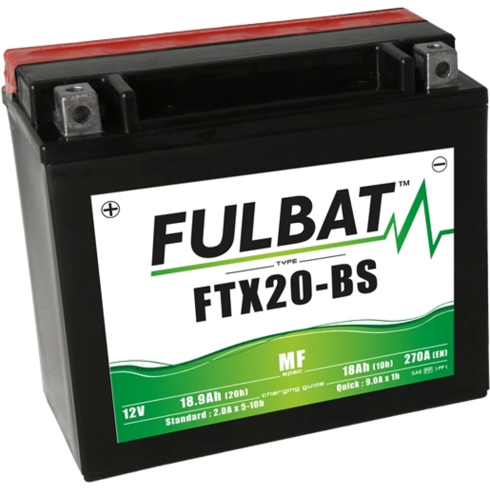 FTX20-BS (YTX20-BS) Μπαταρία Μοτοσυκλέτας FULBAT AGM MF 12V 18Ah 270A