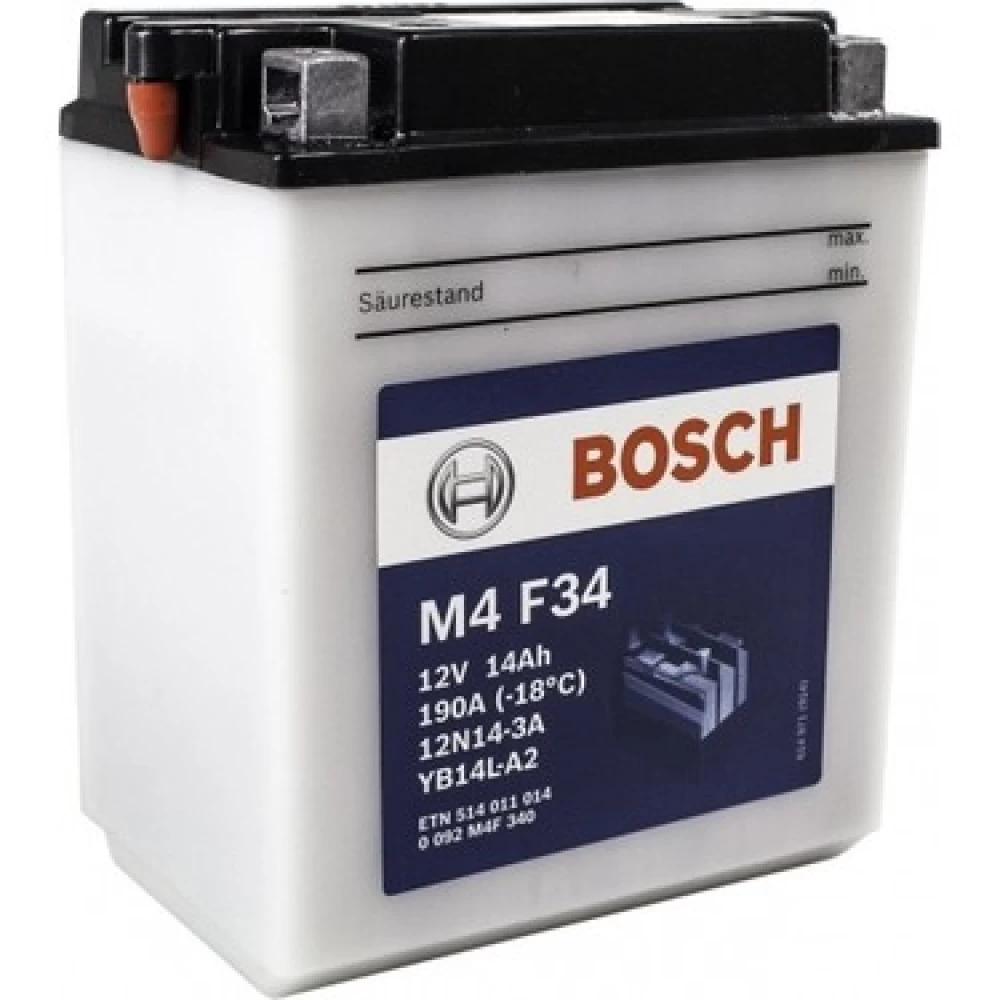 YB14L-A2 (12Ν14-3Α) Μπαταρία Μοτοσυκλέτας BOSCH M4F34 14Ah