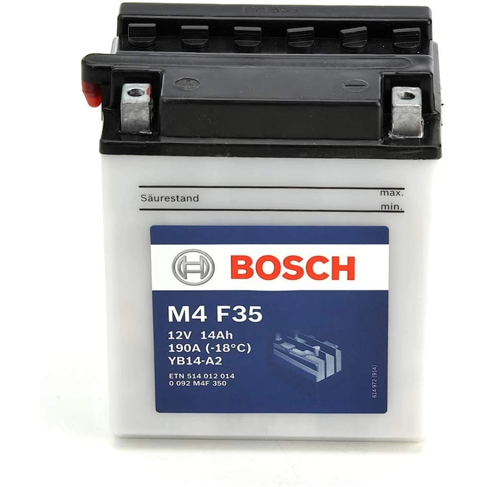 YB14-A2 Μπαταρία Μοτοσυκλέτας BOSCH M4F35 14Ah