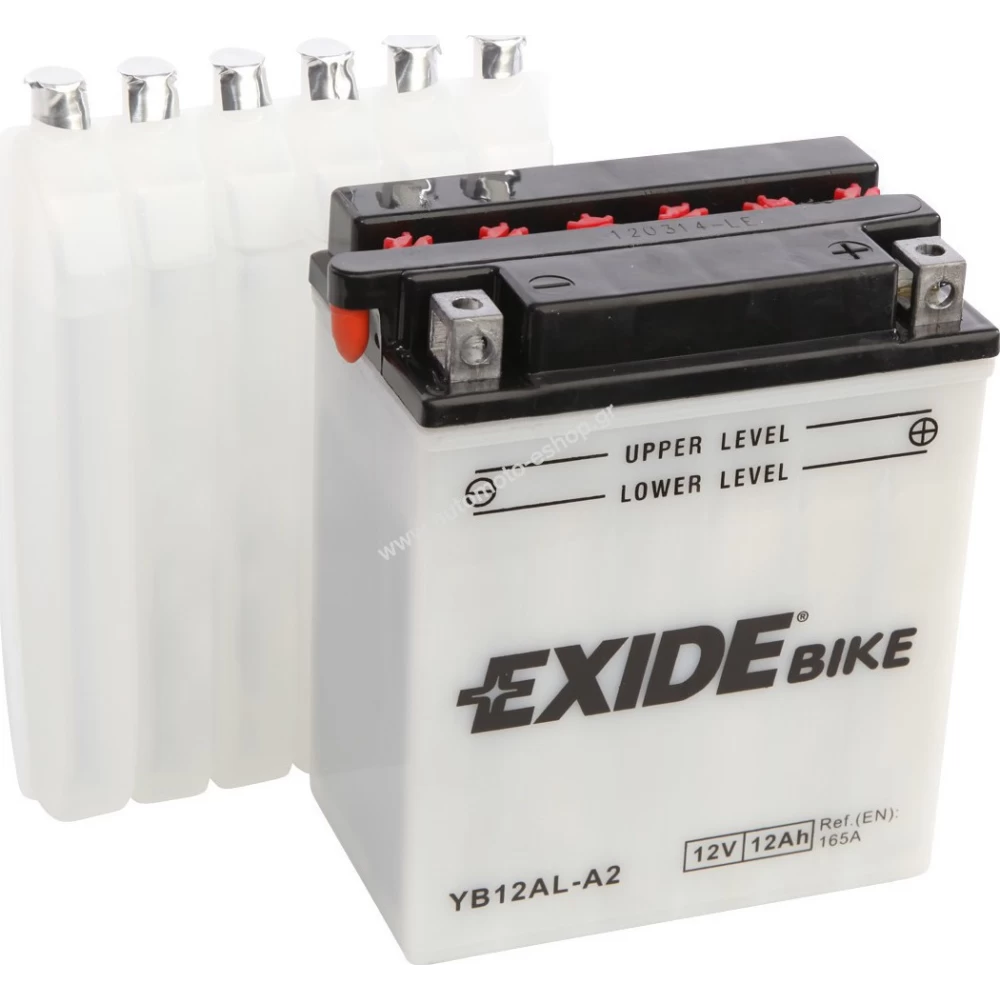 EB12AL-A2 (YB12AL-A2) Μπαταρία Μοτοσυκλέτας EXIDE CONVENTIONAL 12V 12Ah 165 A