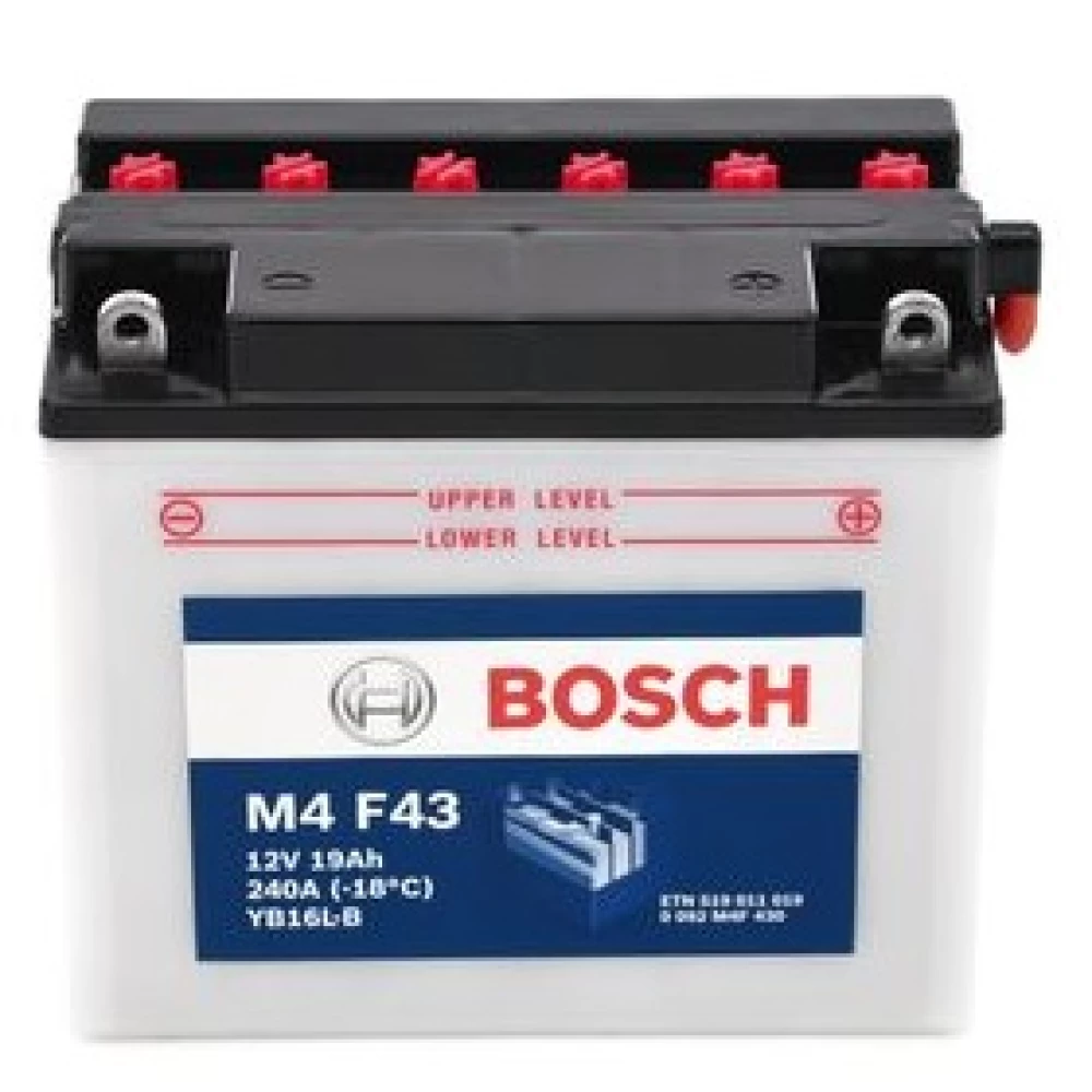 YB16L-B Μπαταρία Μοτοσυκλέτας BOSCH M4F43 19Ah