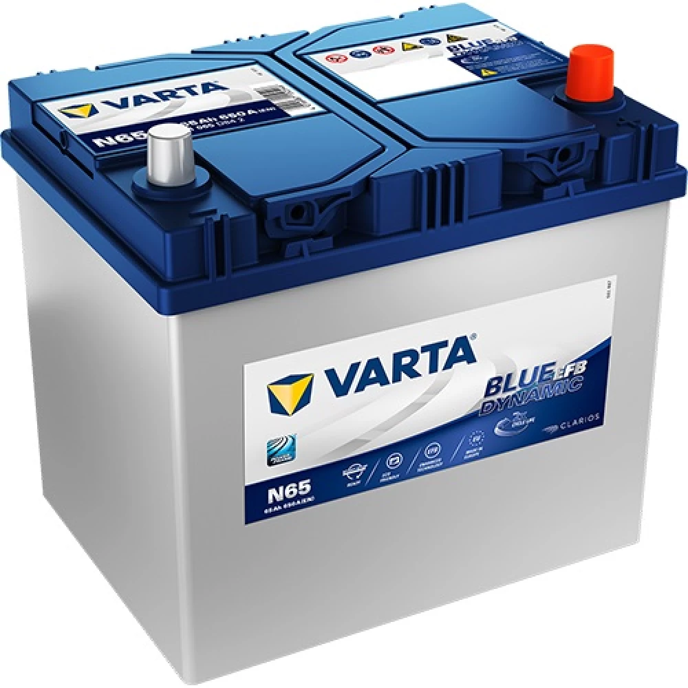 Μπαταρία αυτοκινήτου N65 VARTA 65Ah 650A Blue Dynamic EFB Start & Stop 