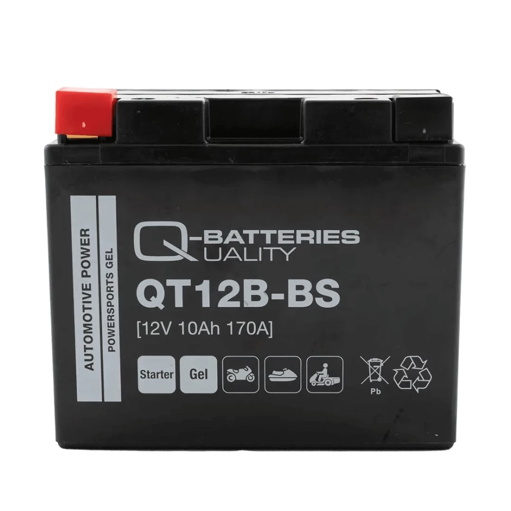 QT12B-BS (YT12B-BS) Μπαταρία Μοτοσυκλέτας Q-BATTERIES GEL 12V 10Ah 170A
