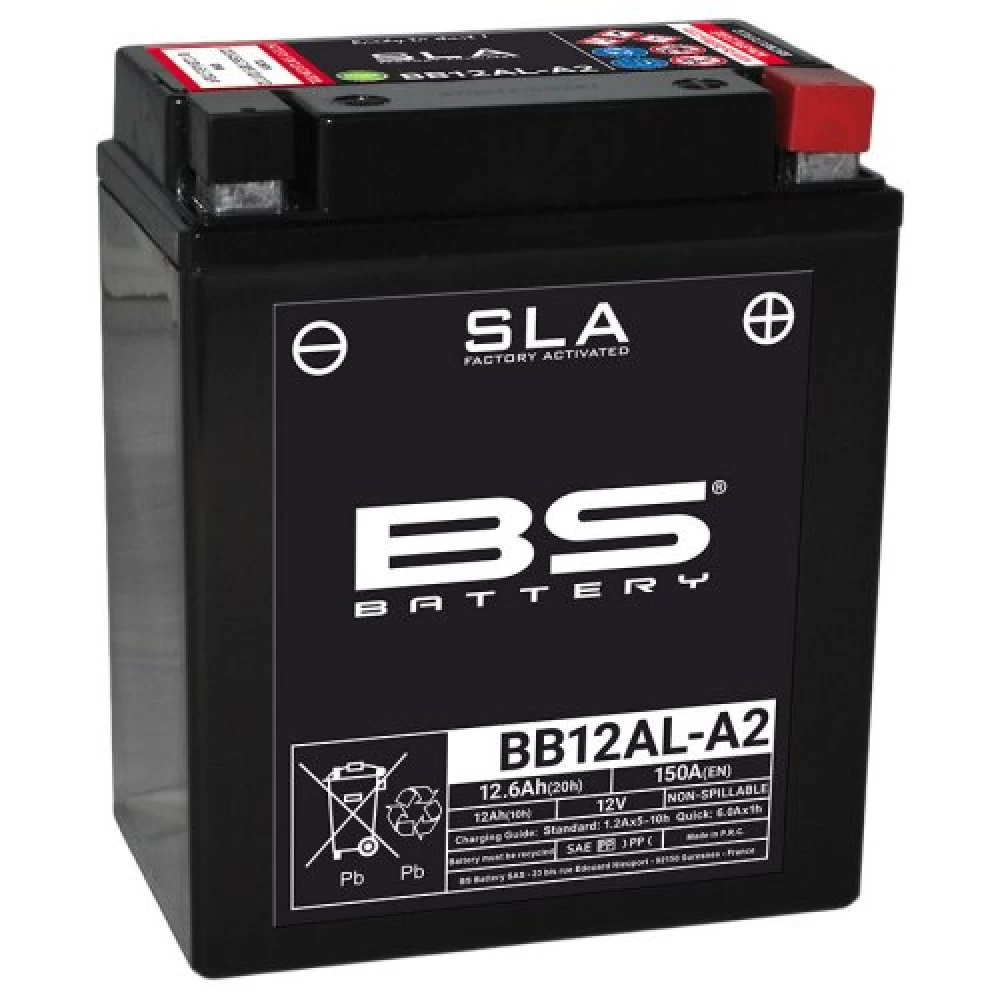 BB12AL-A2 SLA Μπαταρία Μοτοσυκλέτας BS 12V 12.6Ah 150A