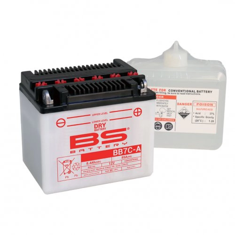  BB7C-A Μπαταρία Μοτοσυκλέτας BS 12V 8.4Ah 85A