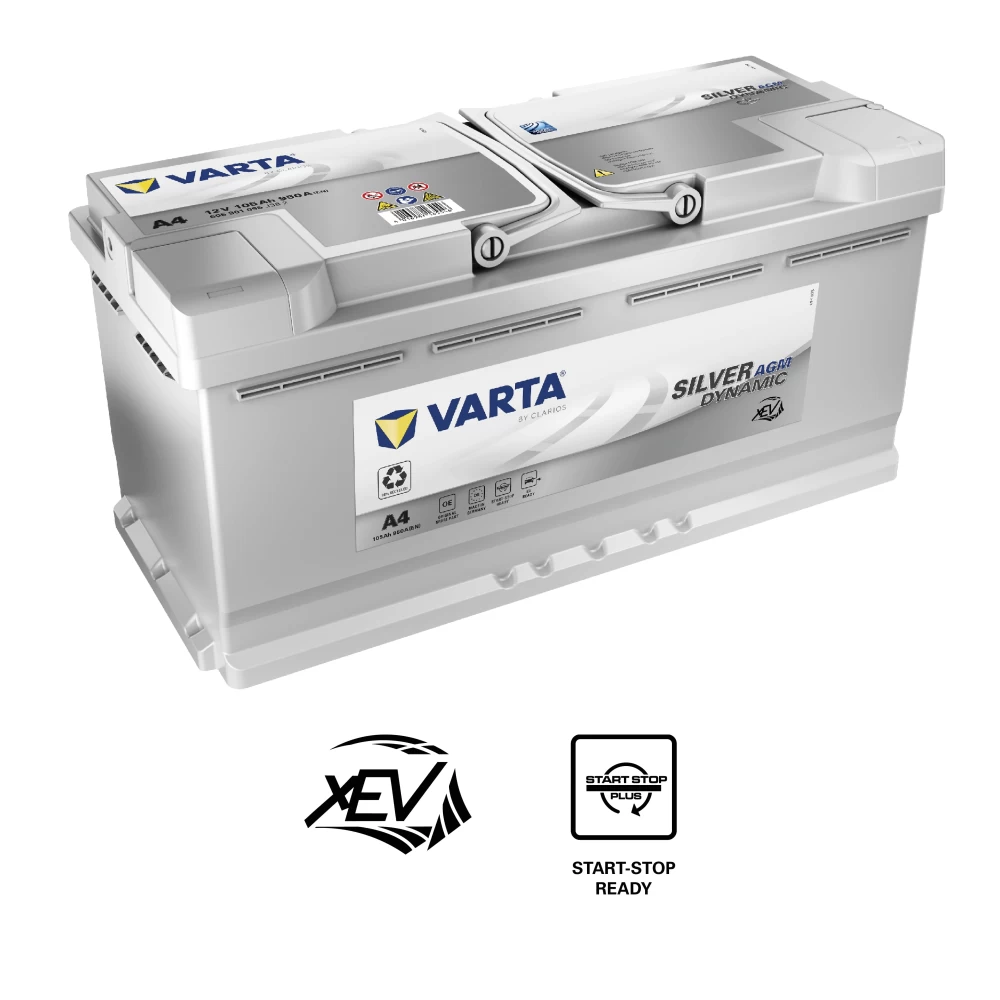 Μπαταρία αυτοκινήτου VARTA 105Ah 950A Silver Dynamic AGM Start Stop A4/H15 Δεξιά+