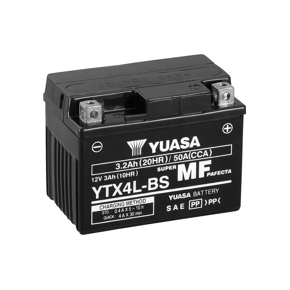 YTX4L-BS Μπαταρία Μοτοσυκλέτας YUASA INDO. 3.2Ah