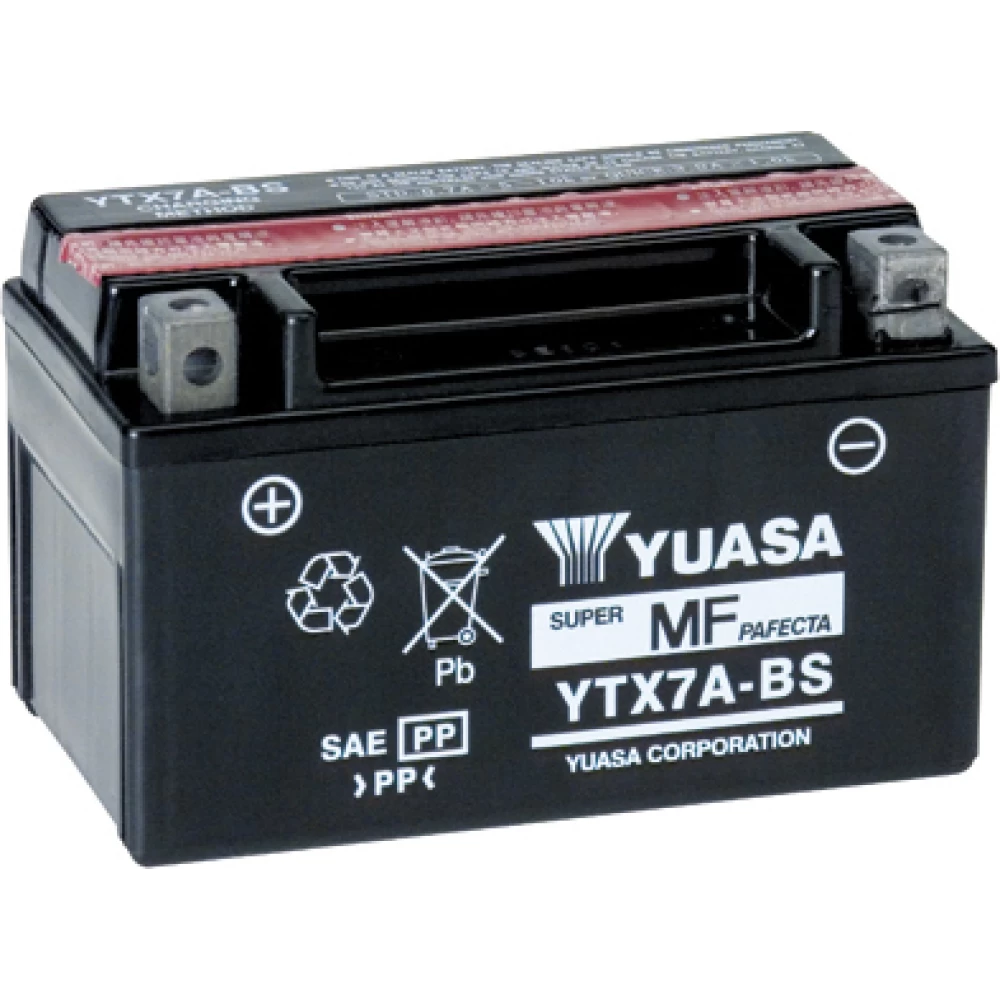 YTX7A-BS Μπαταρία Μοτοσυκλέτας YUASA 6.3Ah