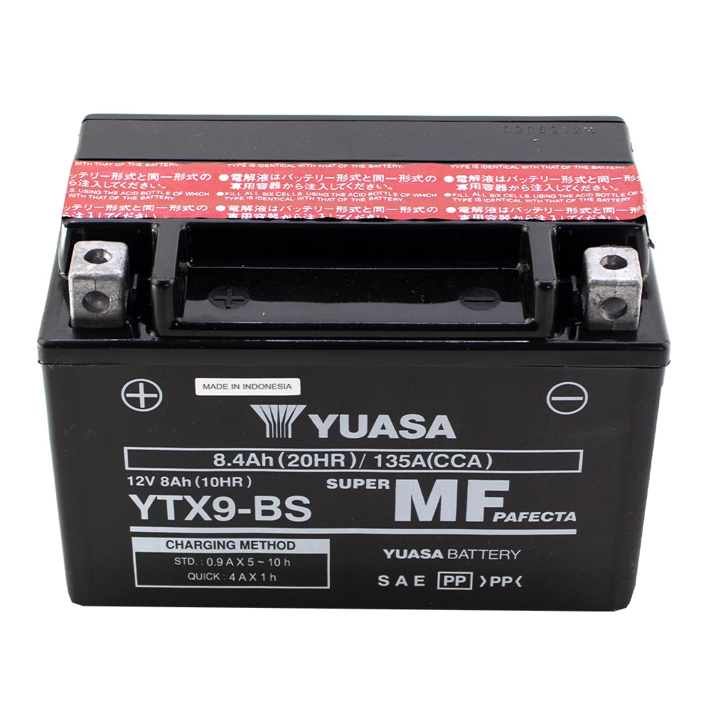 YTX9-BS Μπαταρία Μοτοσυκλέτας YUASA 8.4Ah