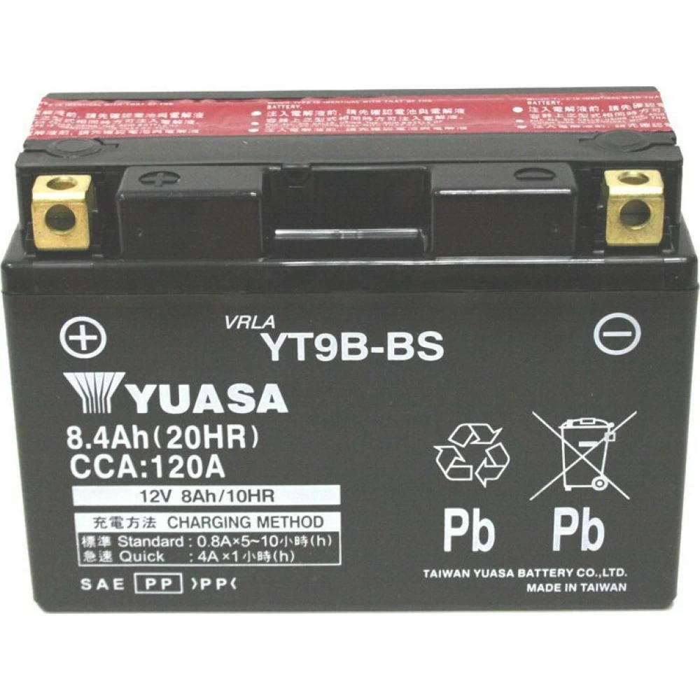 YT9B-BS Μπαταρία Μοτοσυκλέτας YUASA ROC 8.4Ah