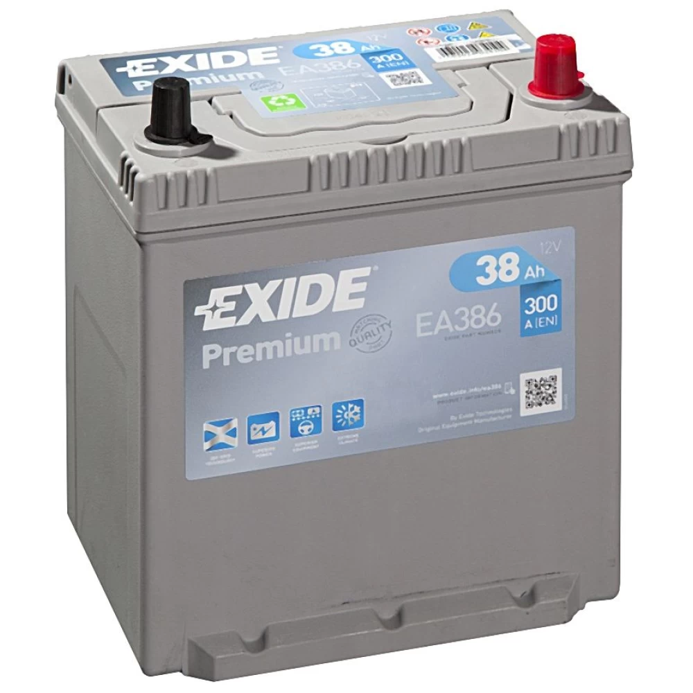 Μπαταρία Αυτοκινήτου 38Ah 300A EXIDE PREMIUM EA386