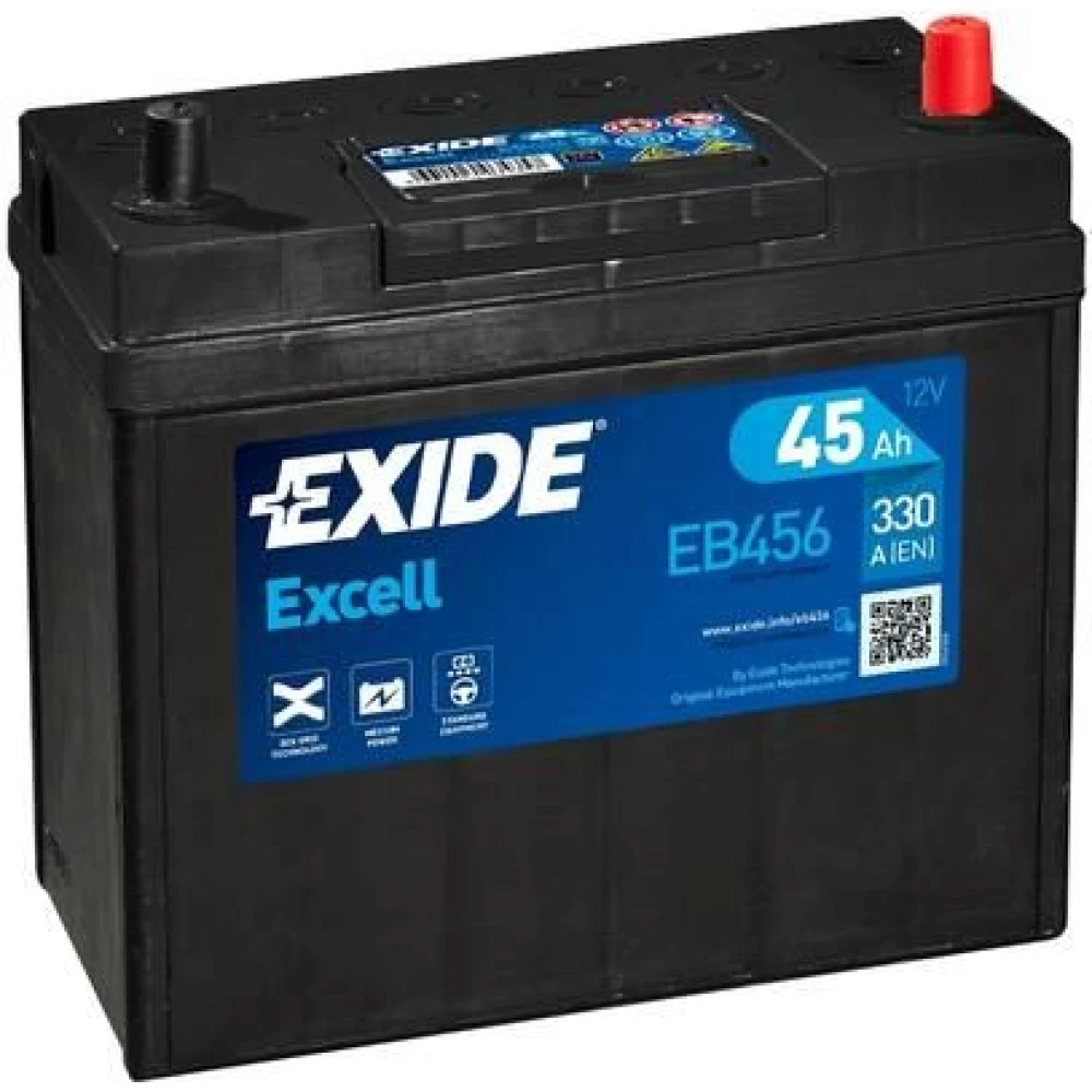 Μπαταρία Αυτοκινήτου 45Ah 330Α EXIDE ΕΧCELL EB456