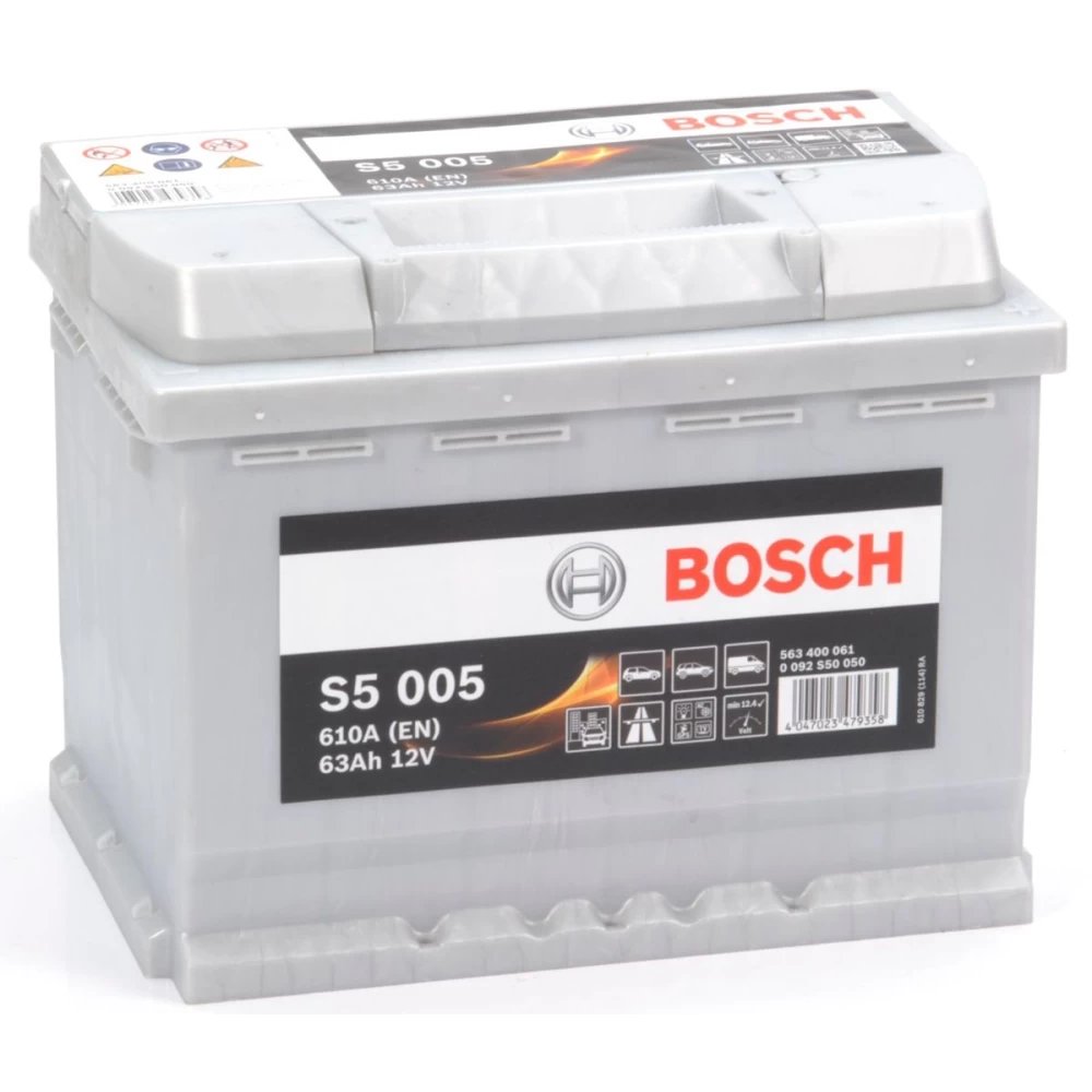 Μπαταρία Αυτοκινήτου 63Ah 610A BOSCH S5005