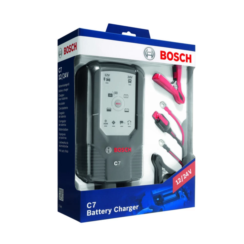 Bosch C7 Φορτιστής/Συντηρητής 12V & 24V 7A
